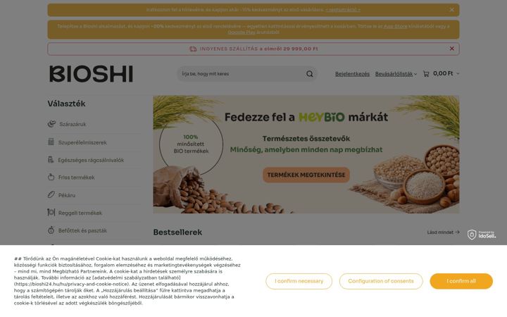 Screenshot of bioshi24.hu