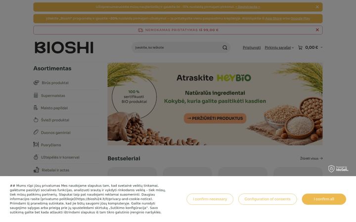 Ekrānuzņēmums no bioshi24.lt