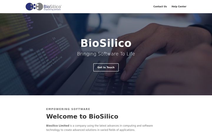 Screenshot of biosilico.com