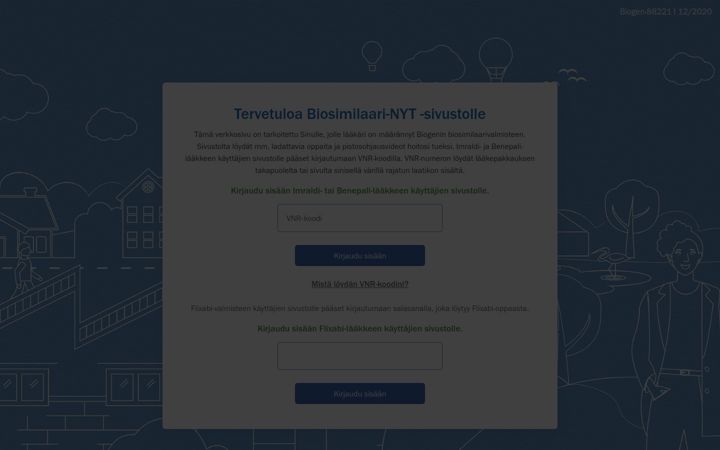 Ekrano kopija biosimilaari-nyt.fi
