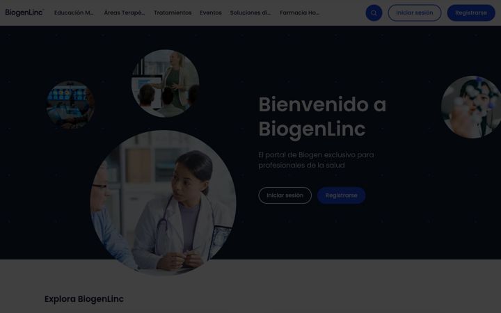 Screenshot of biosimilarsmedicalacademy.es
