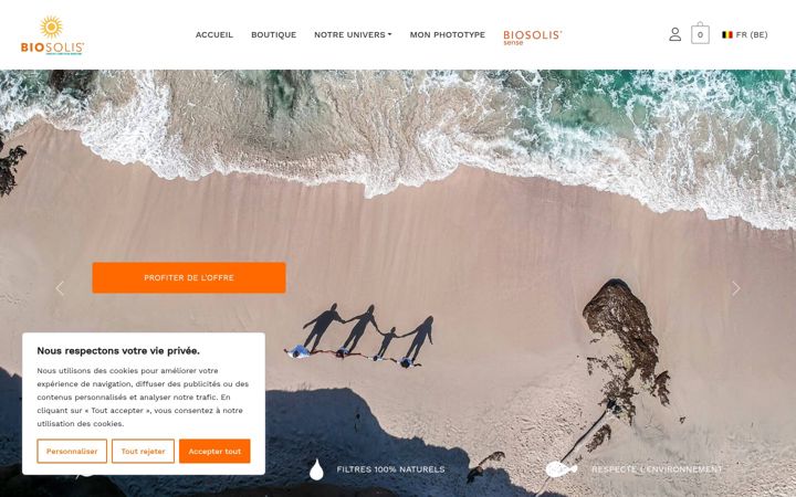 Screenshot of biosolis.info
