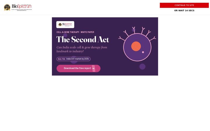 Screenshot of biospectrumindia.com