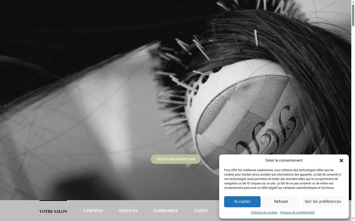 Screenshot tal-banner tal-kunsens muri qabel kwalunkwe interazzjoni