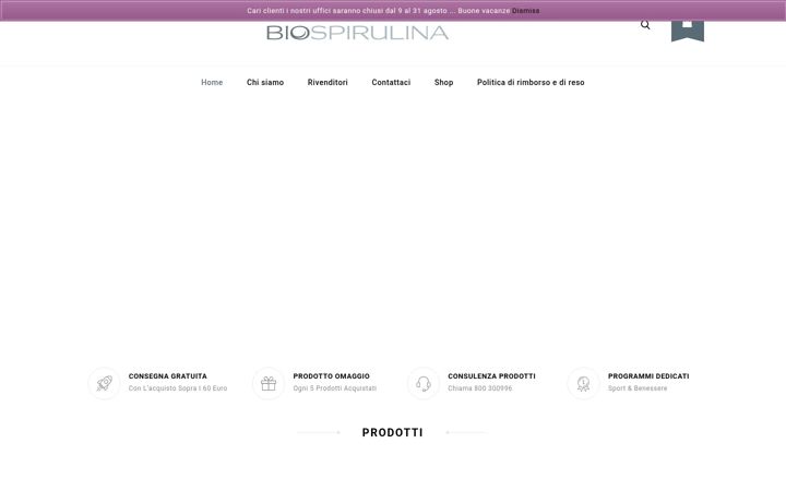 Screenshot van biospirulina.com