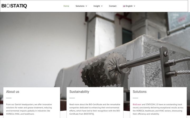 Screenshot of biostatiq.com