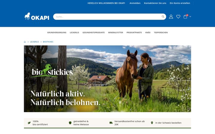 Screenshot of biostickies.com