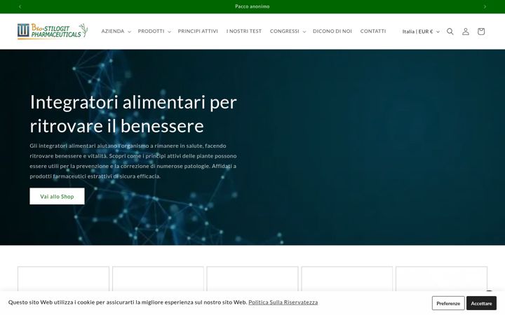 Screenshot of biostilogit.it
