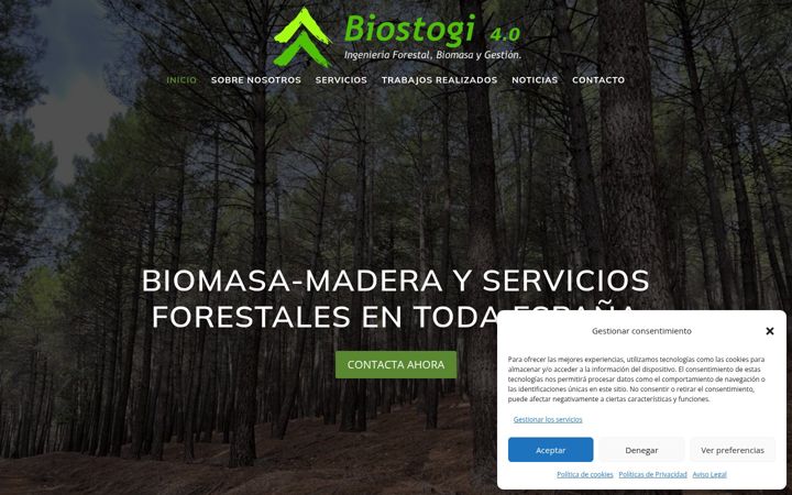Captura de pantalla de biostogi.com