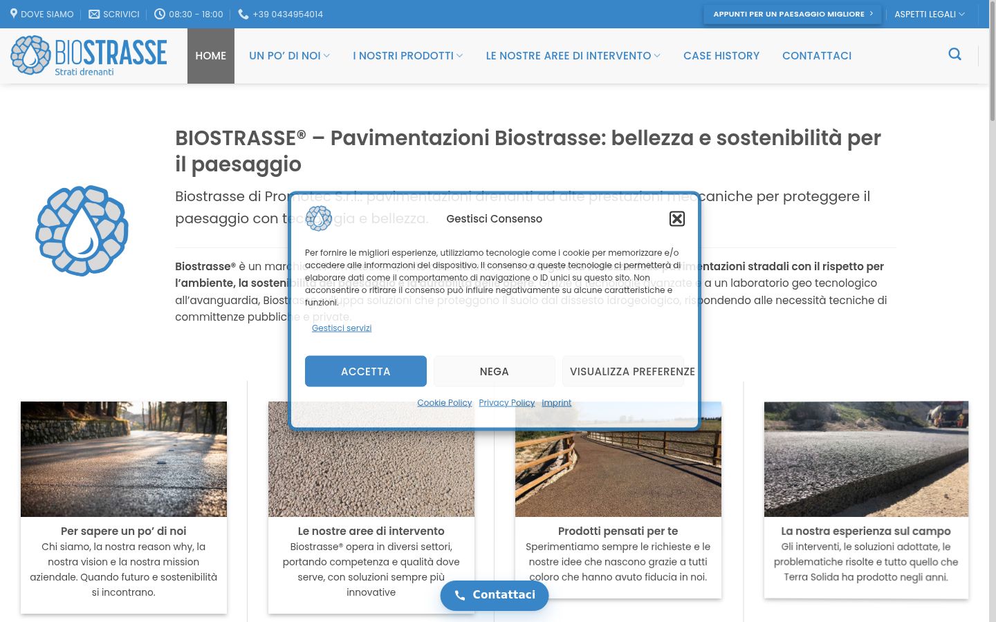Screenshot tal-banner tal-kunsens muri qabel kwalunkwe interazzjoni