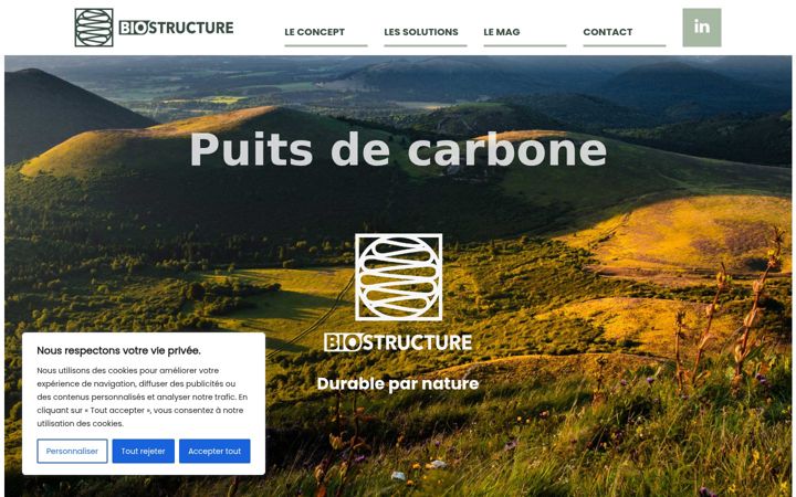Captura de pantalla de biostructure.fr