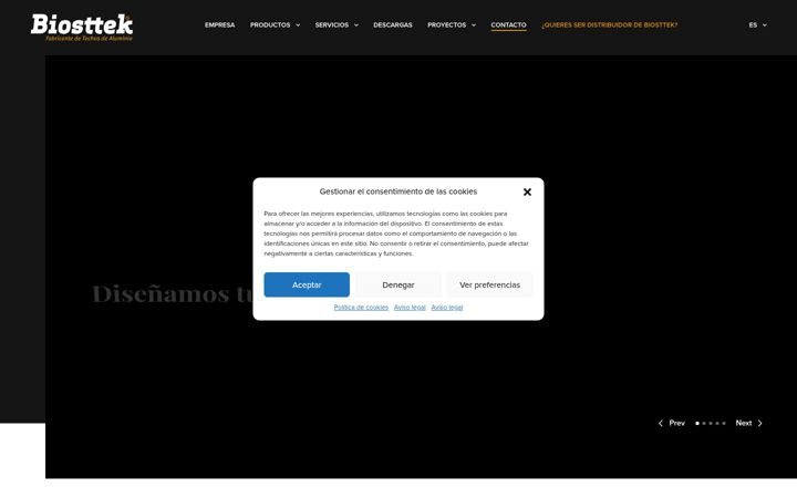 Captura de pantalla de biosttek.com
