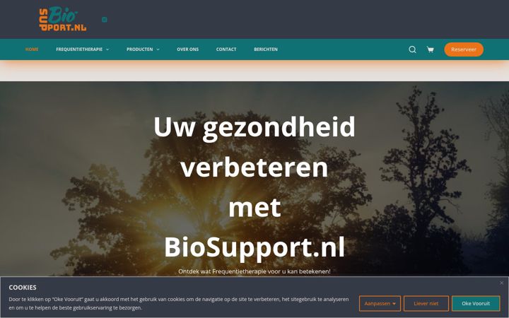 Screenshot of biosupport.nl