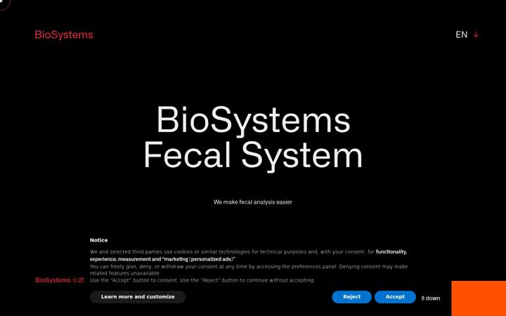 Screenshot of biosystems-stool.com