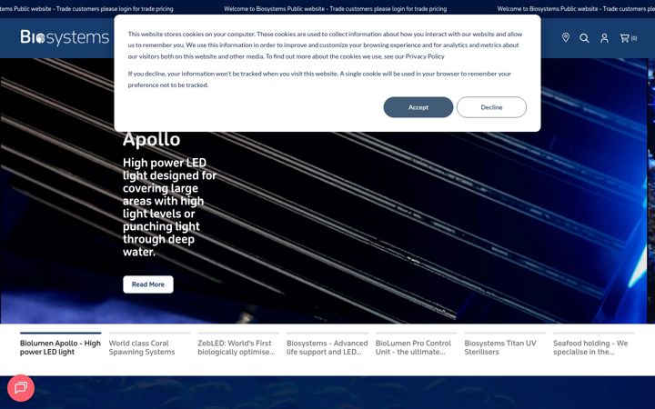 Screenshot of biosystems-tmc.com