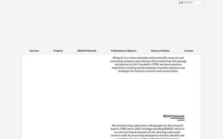 Skærmbillede af biotactic.com