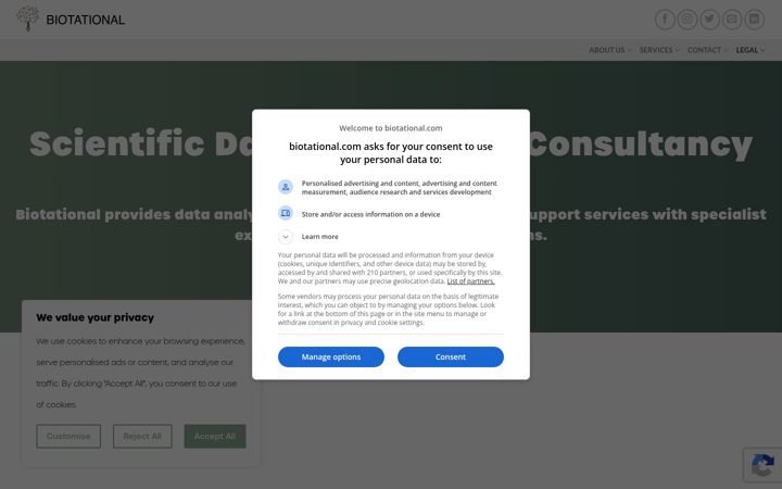 Screenshot ta' biotational.com