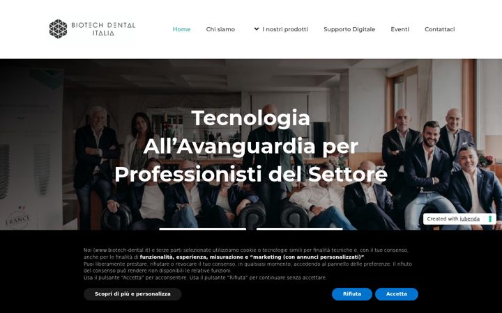 Screenshot of biotech-dental.it