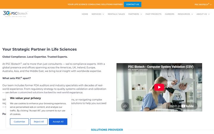 Screenshot of biotech.com