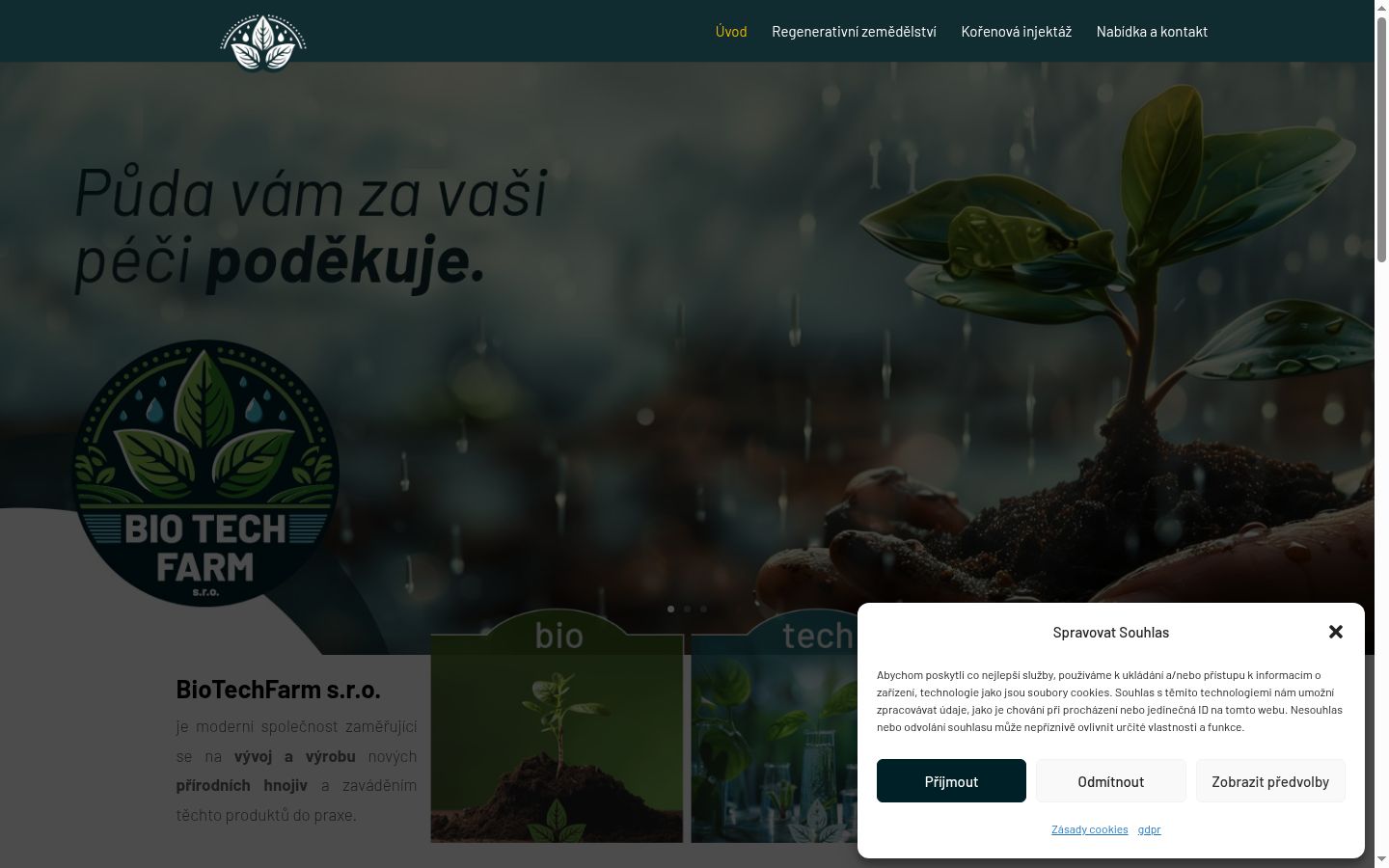 Screenshot tal-banner tal-kunsens muri qabel kwalunkwe interazzjoni