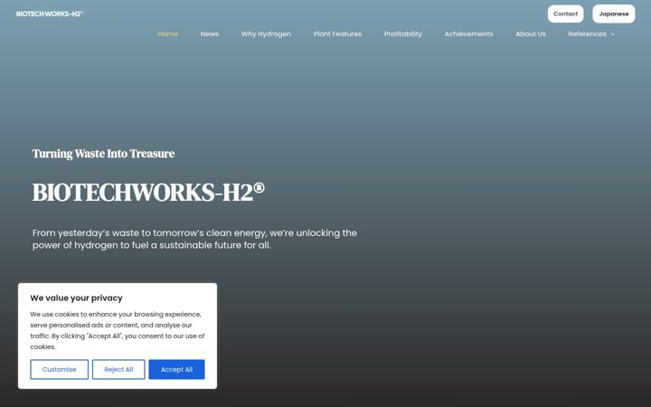 Screenshot of biotechworks.us