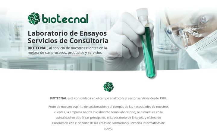 Screenshot of biotecnal.com