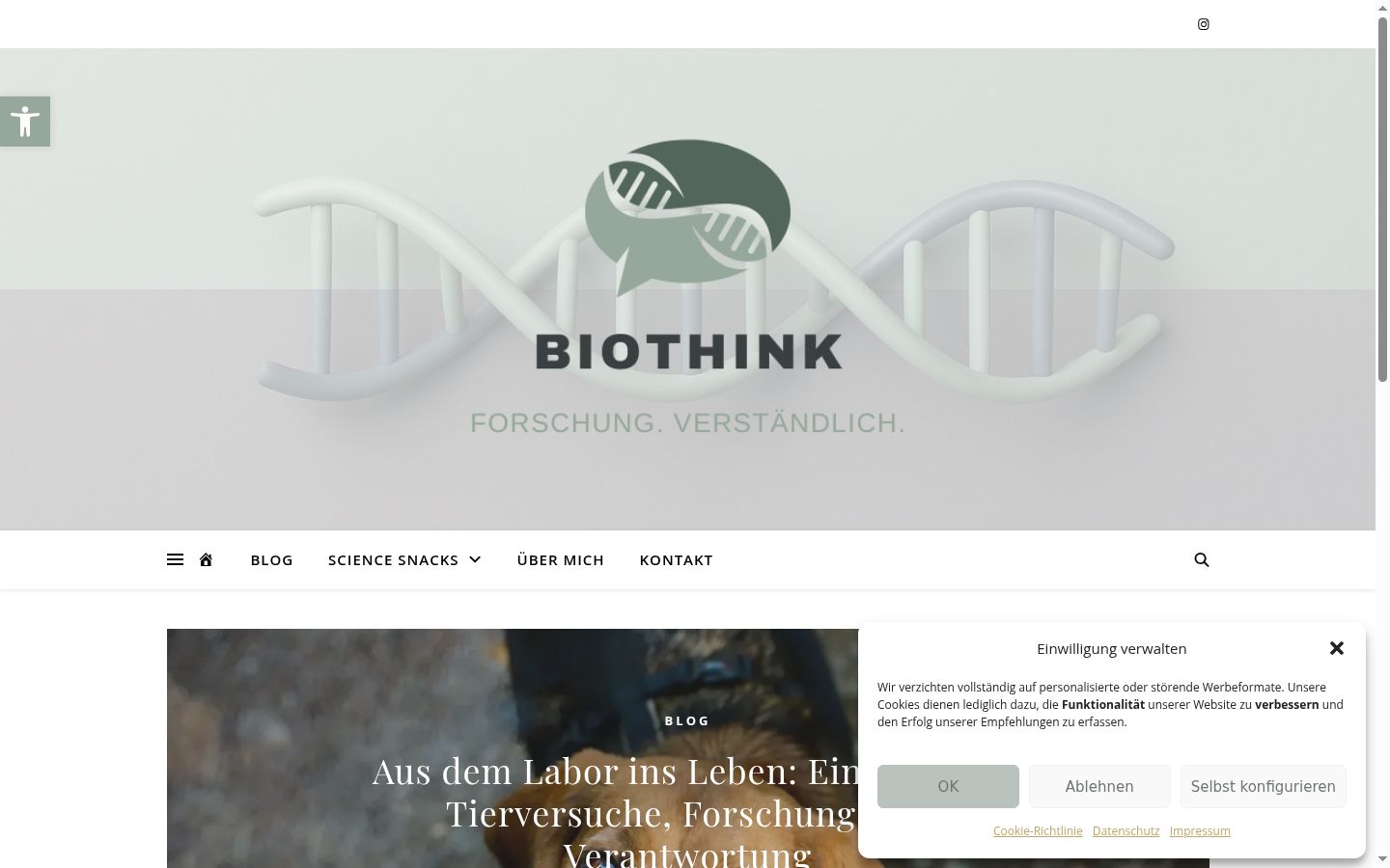 Screenshot van de toestemmingsbanner zoals getoond vóór enige interactie