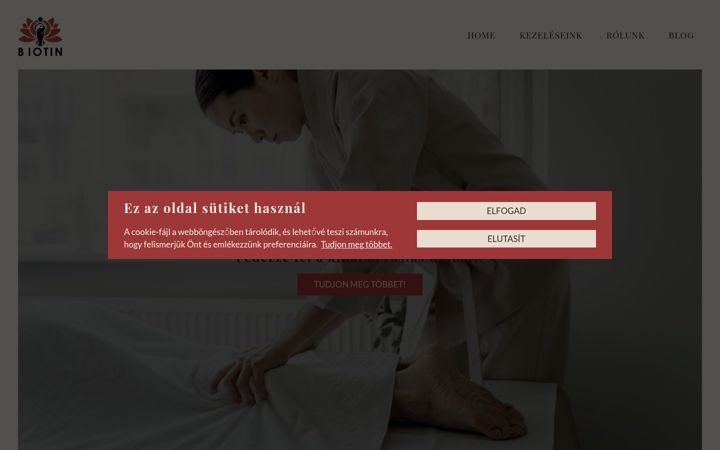 Screenshot of biotin.hu