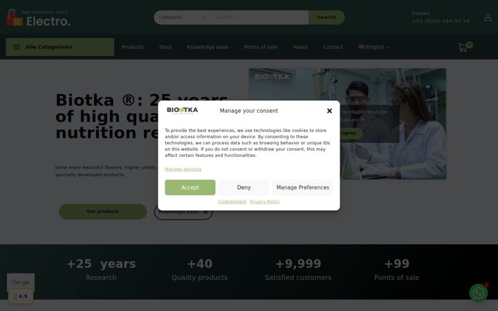 Screenshot van biotka.com