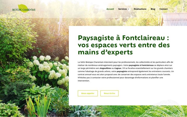 Snímek obrazovky biotope-charentais.fr