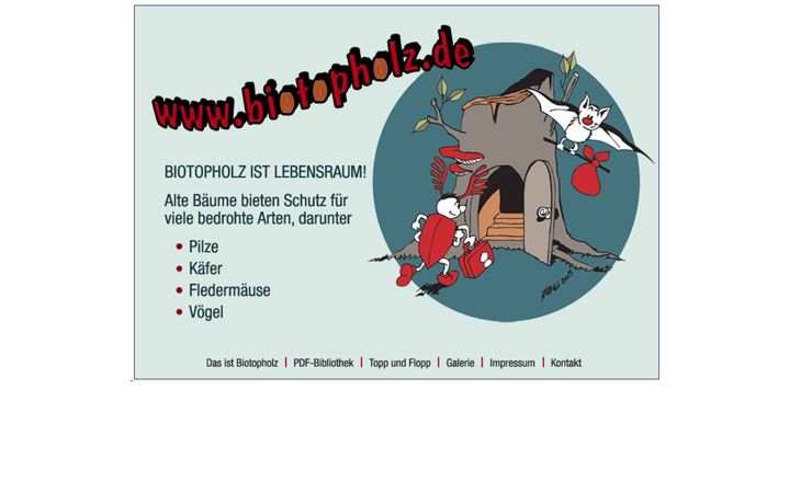 Screenshot of biotopholz.de