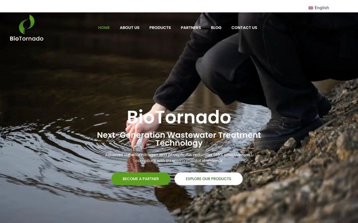 Screenshot of biotornado.com