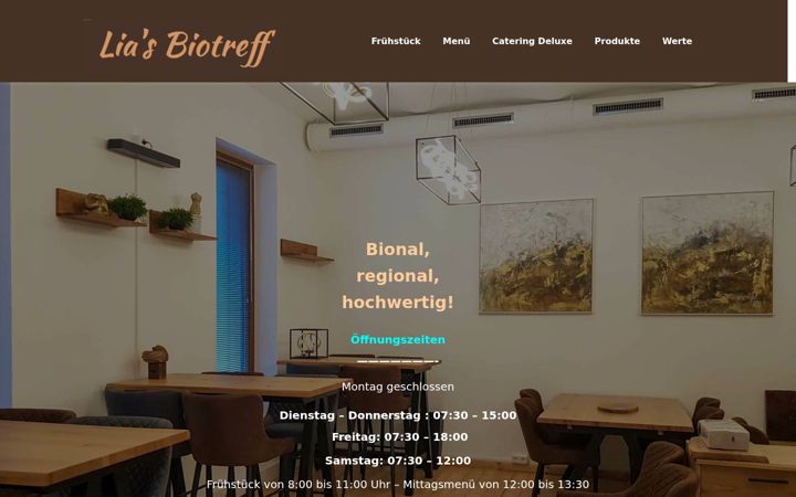 Screenshot of biotreff-grieskirchen.at