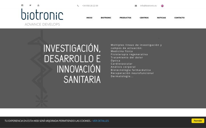 Zrzut ekranu biotronic.es