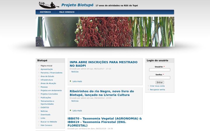 Screenshot of biotupe.org
