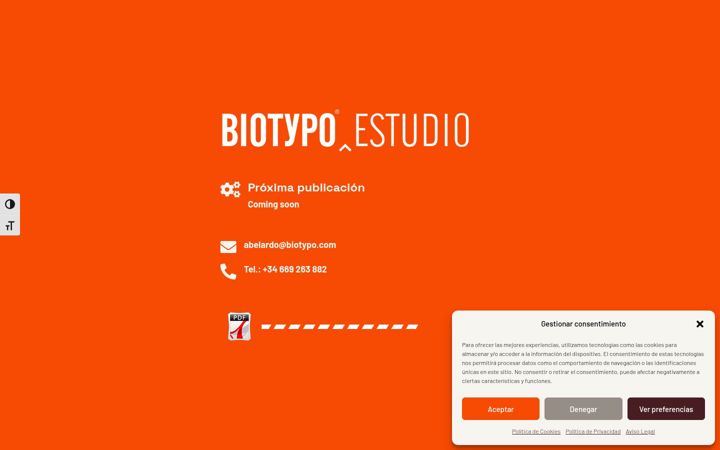 Screenshot of biotypo.com