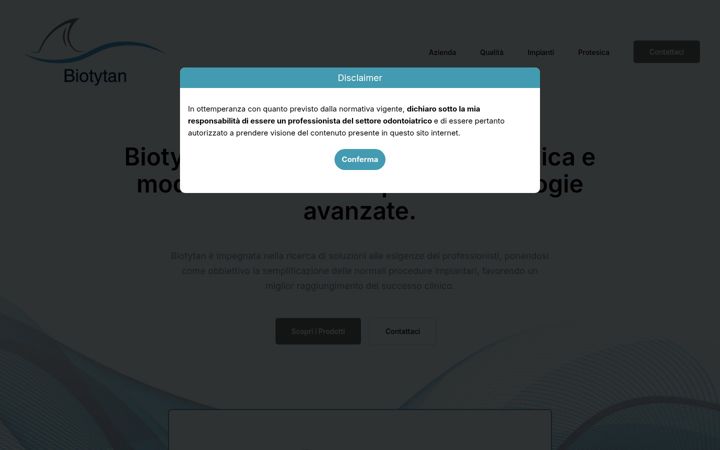Screenshot of biotytan.com