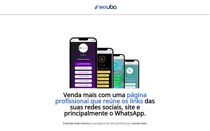 Screenshot van biouba.com