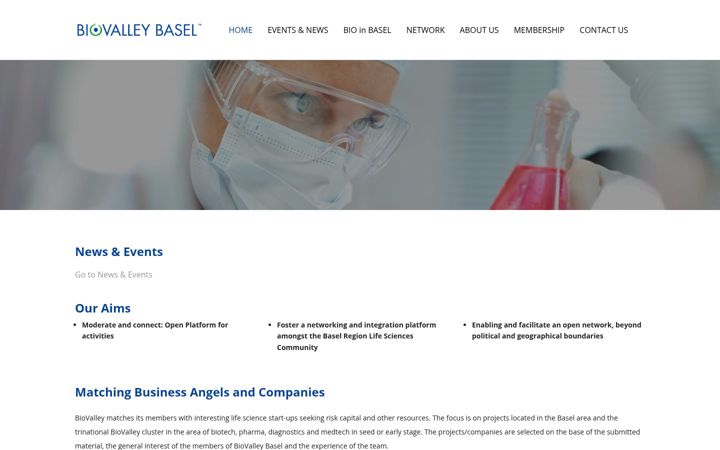 Zrzut ekranu biovalley.ch