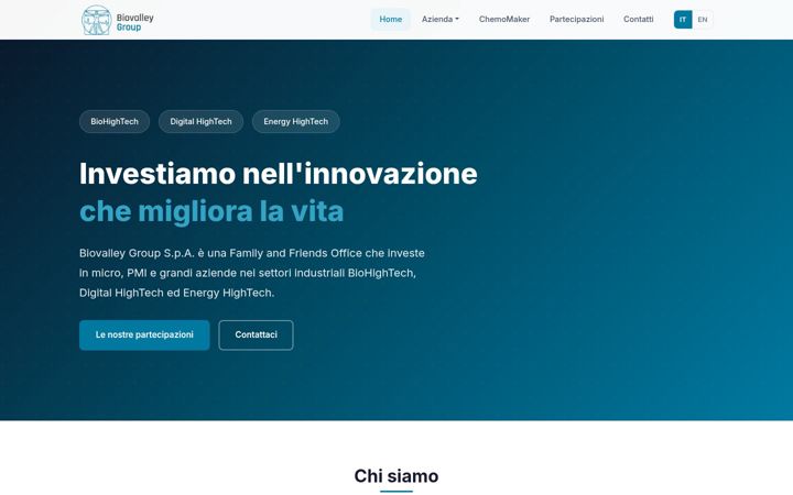 Screenshot of biovalleyinvestments.it