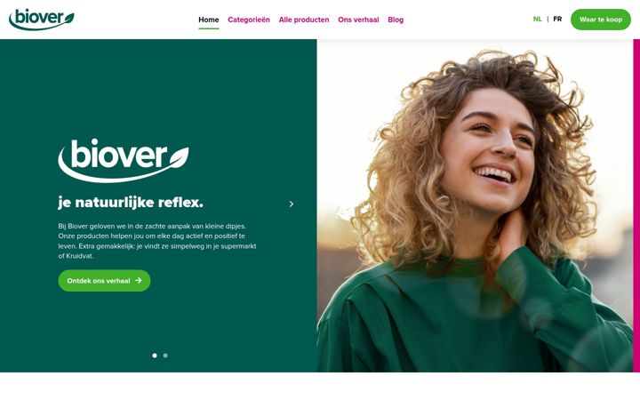 Screenshot of biover.be