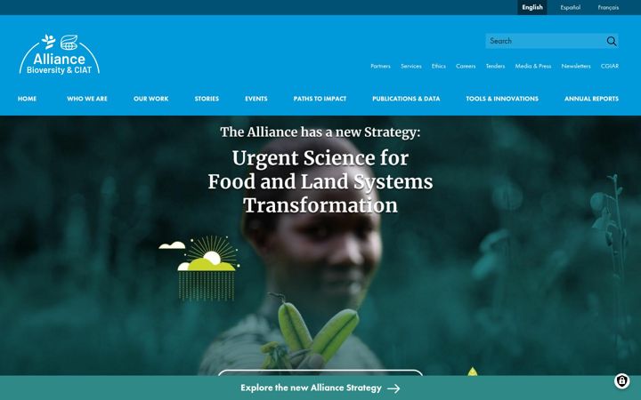 Screenshot of bioversityinternational.org