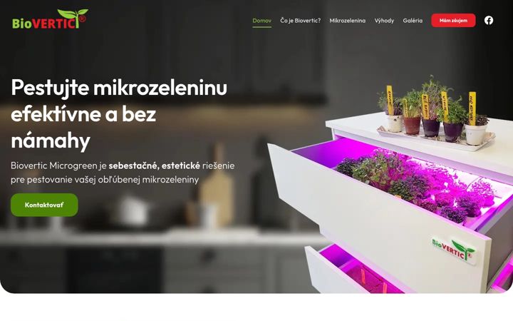Screenshot of biovertic.sk