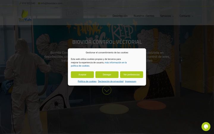 Screenshot του biovidacv.com