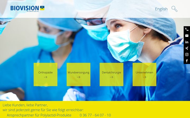 Screenshot of biovision.de