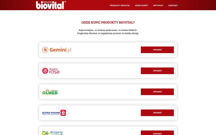 Screenshot ta' biovital.pl