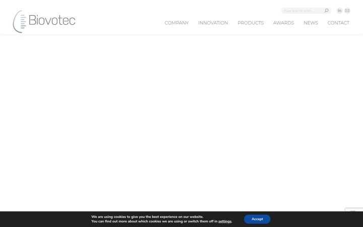 Screenshot of biovotec.com