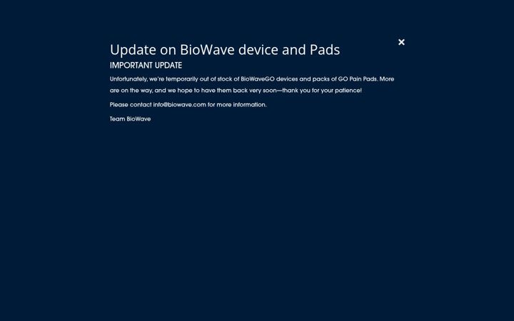 Screenshot του biowavego.co.uk