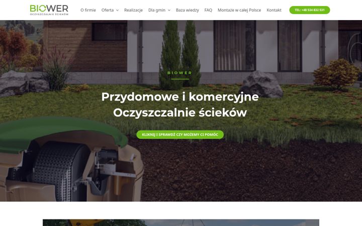 Snimka zaslona za biower.pl