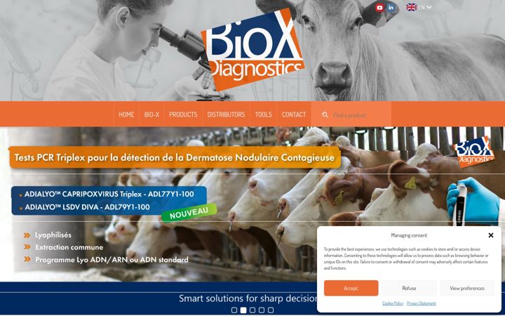 Screenshot of biox.com